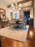 Stacy Murphy Gold 9x12 Grey Hand-Knotted Oushak Rug