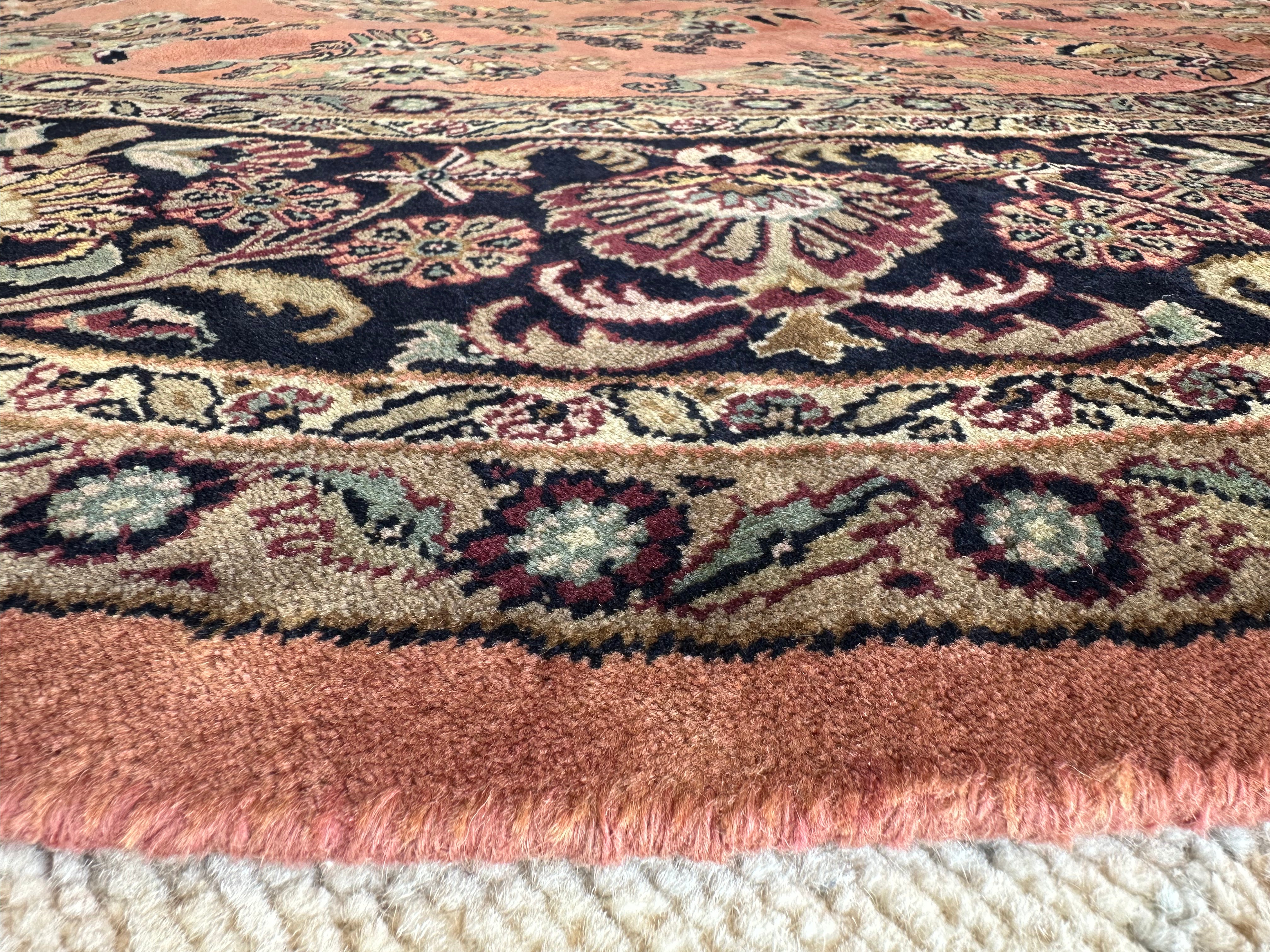 Wynn Everett 7.8x7.10 Pink Hand-Knotted Persian Rug