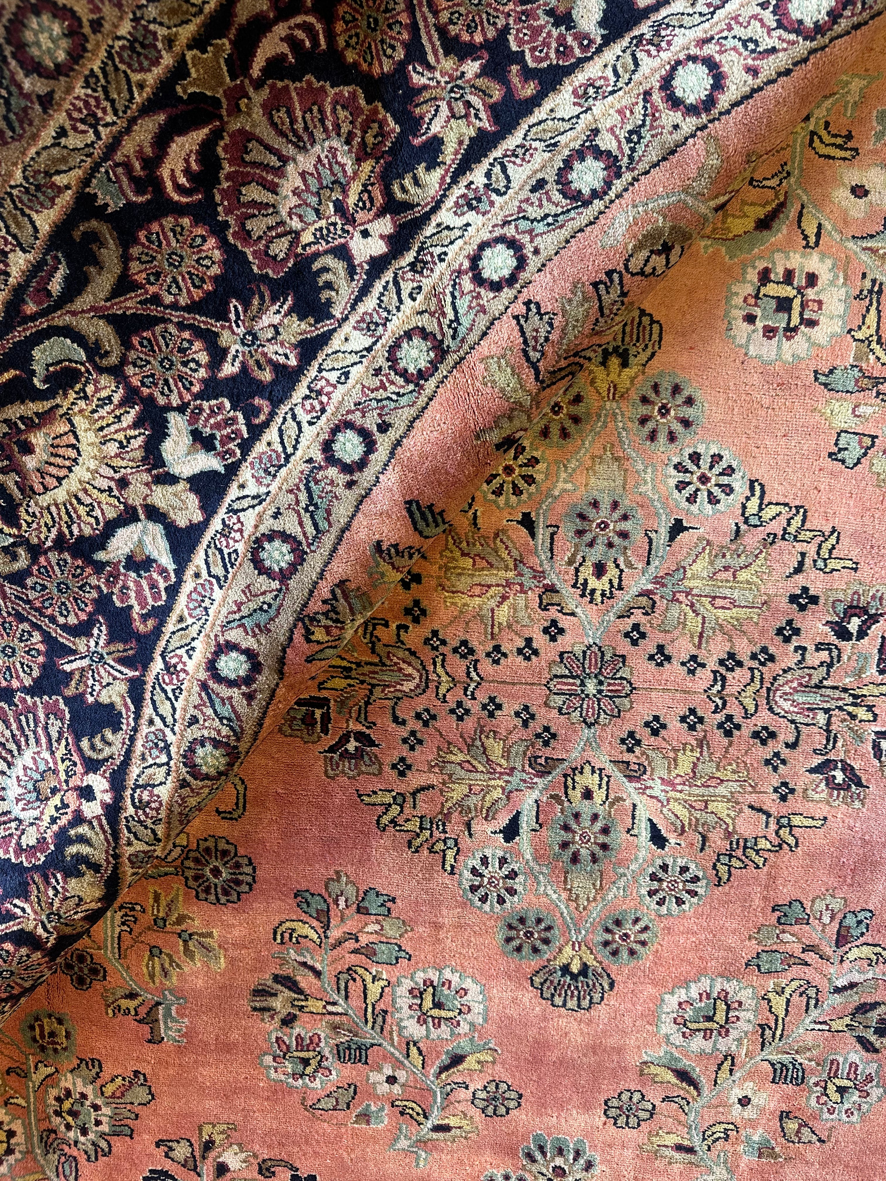 Wynn Everett 7.8x7.10 Pink Hand-Knotted Persian Rug