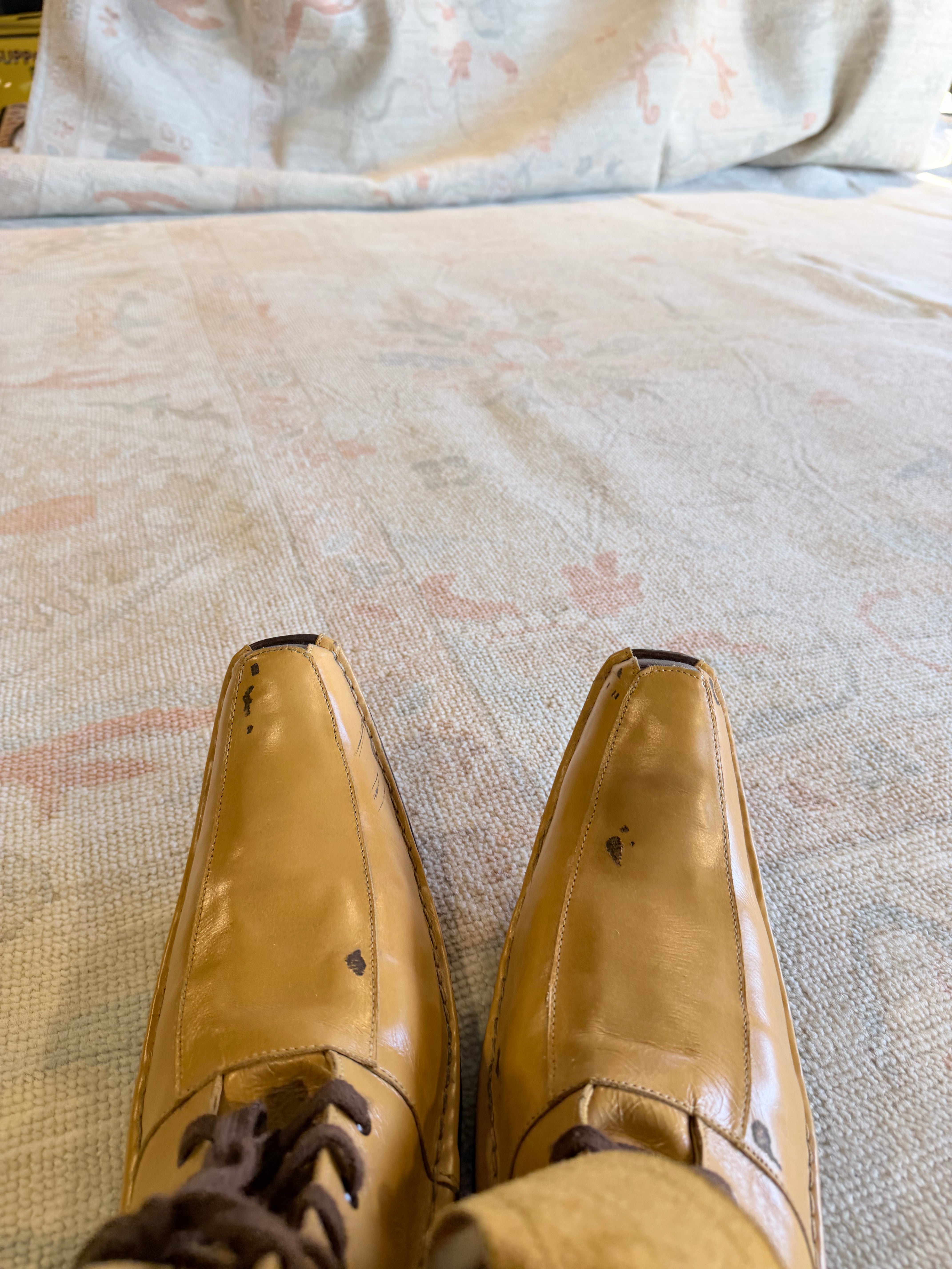 Zoë Barrett-Wood 10x13.10 Cream Multi Afghani Whitewashed Oushak