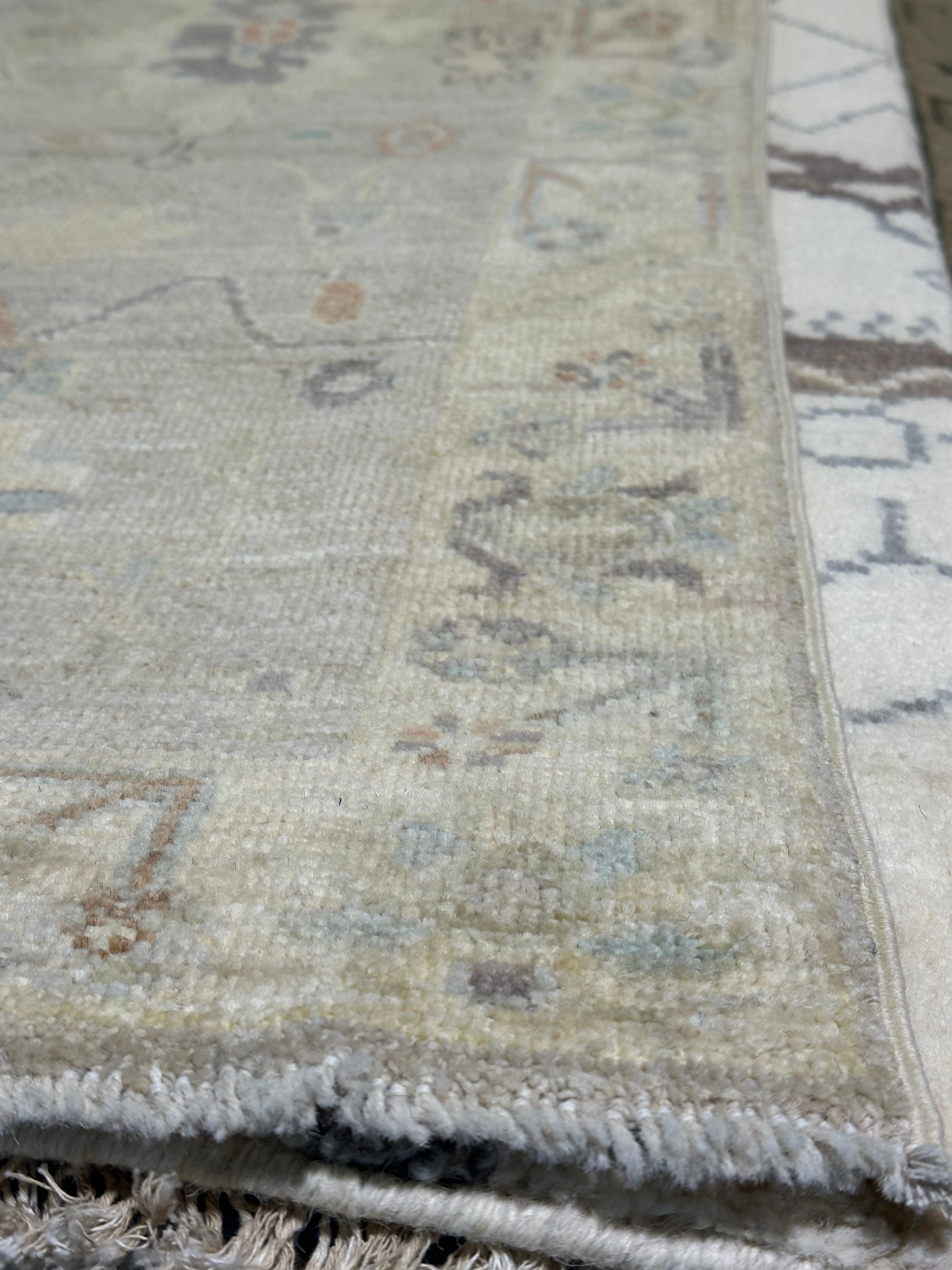 Alessandra Pascale 2x5.10 Afghani Whitewashed Oushak