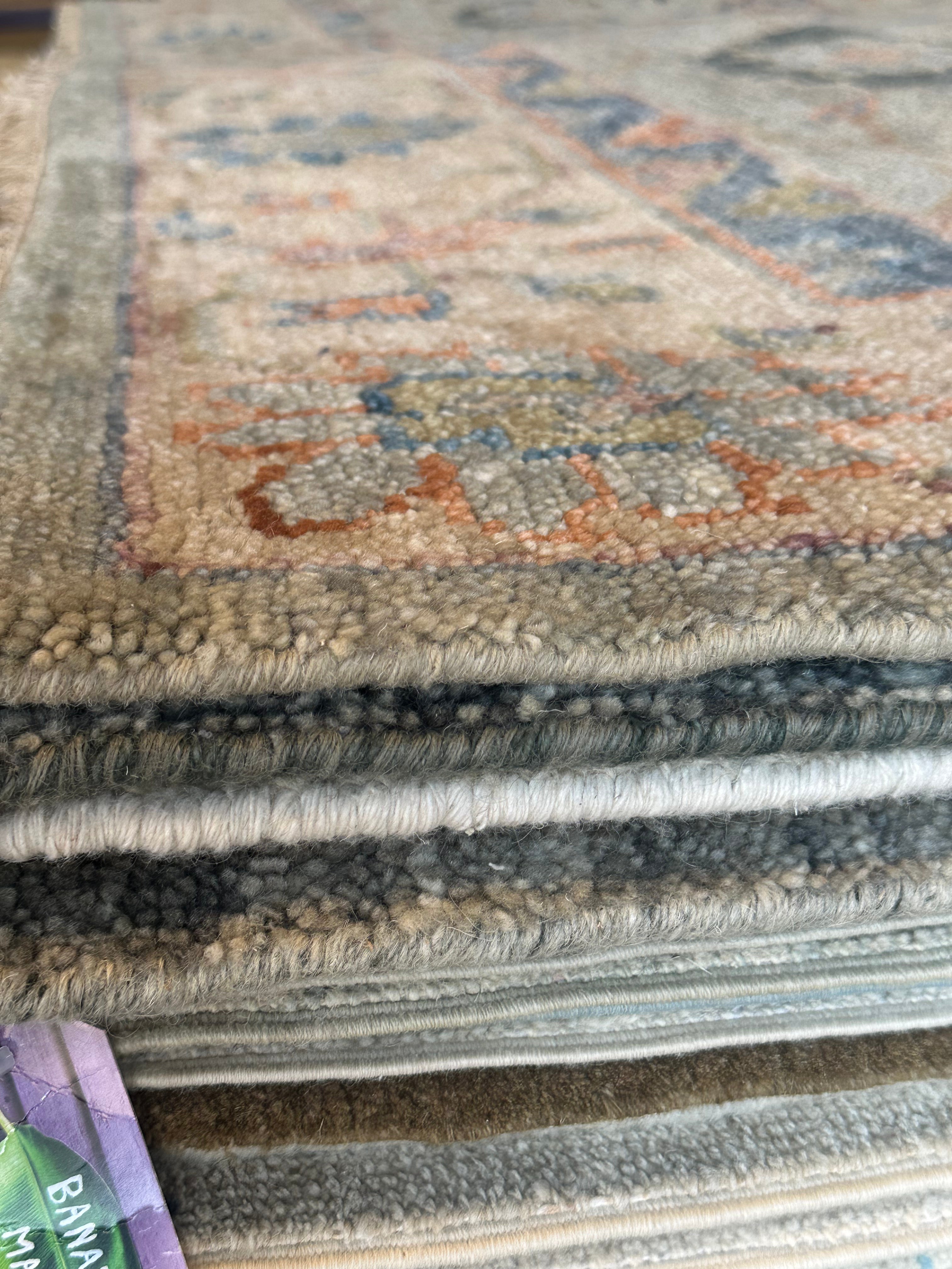 Laurel Taylor 10x14 Grey Hand-Knotted Oushak