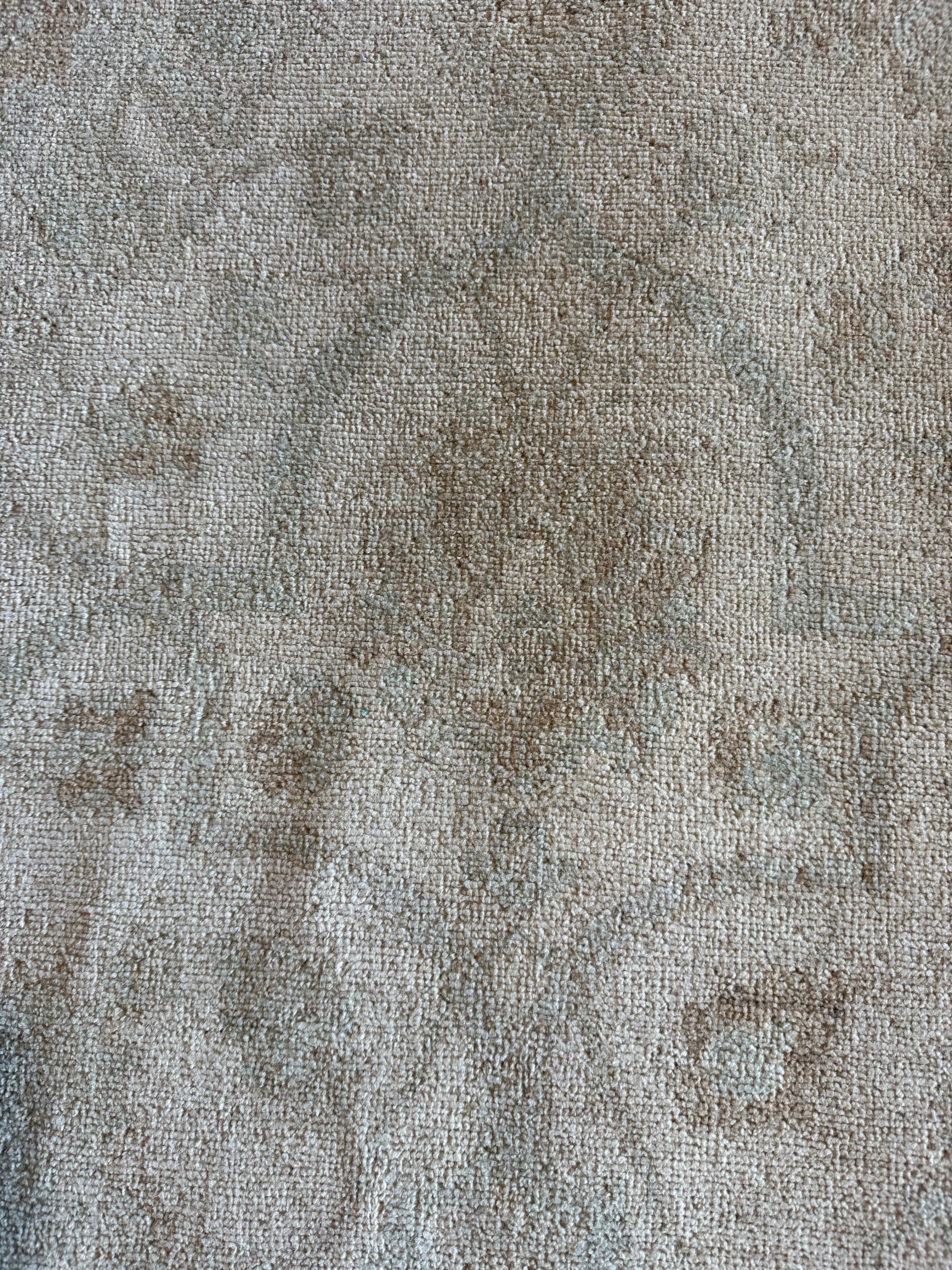 Anabel 6x8.7 Beige Hand-Knotted Farhan Rug