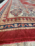 Katie Walsh 6.1x9.3 Red Hand-Knotted Kazak Rug
