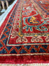Rachel Bell 5.11x8.10 Red Hand-Knotted Humna Rug
