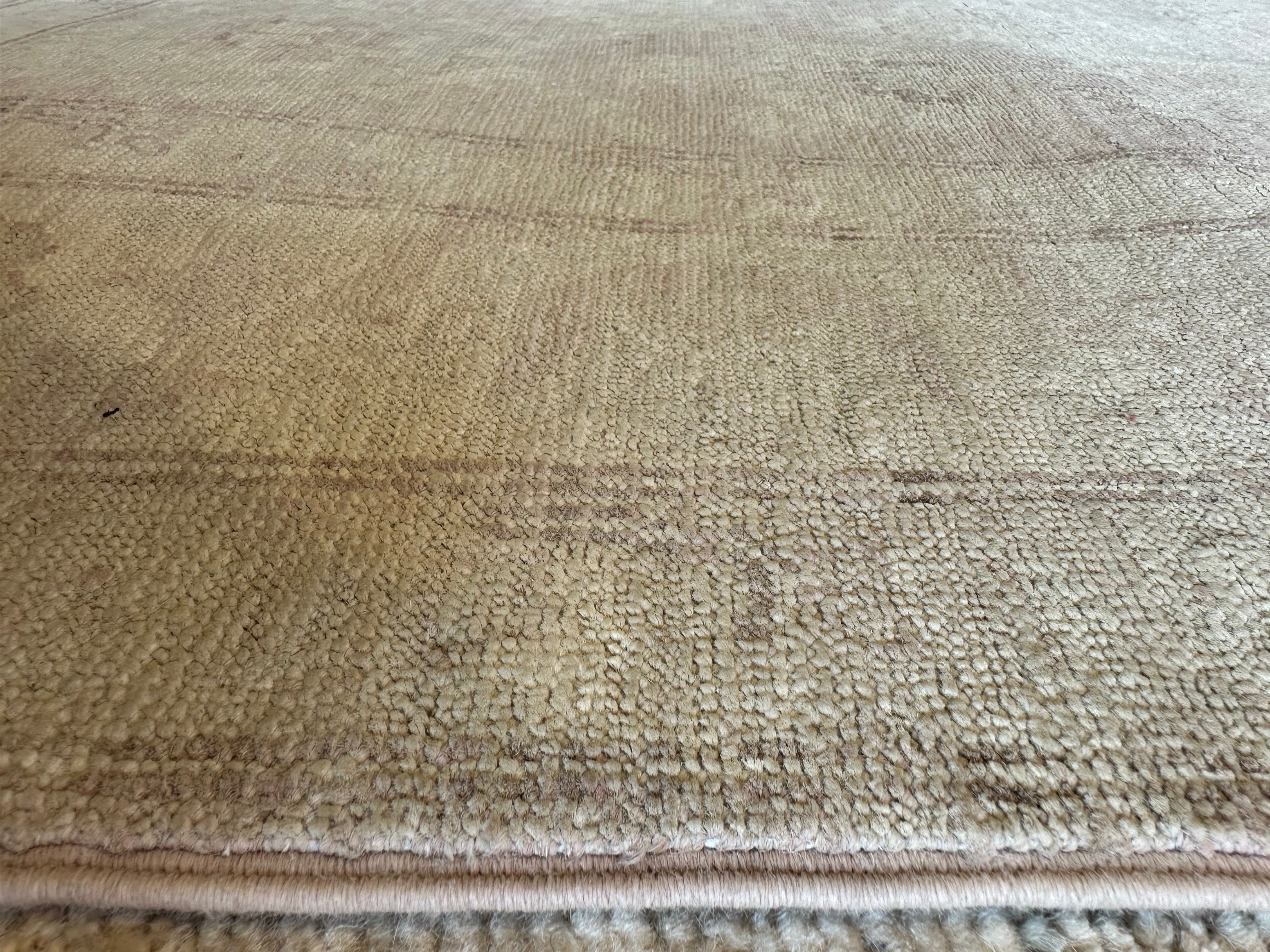 Abigail M Espinosa 6x8.10 Beige Hand-Knotted Tabriz Rug