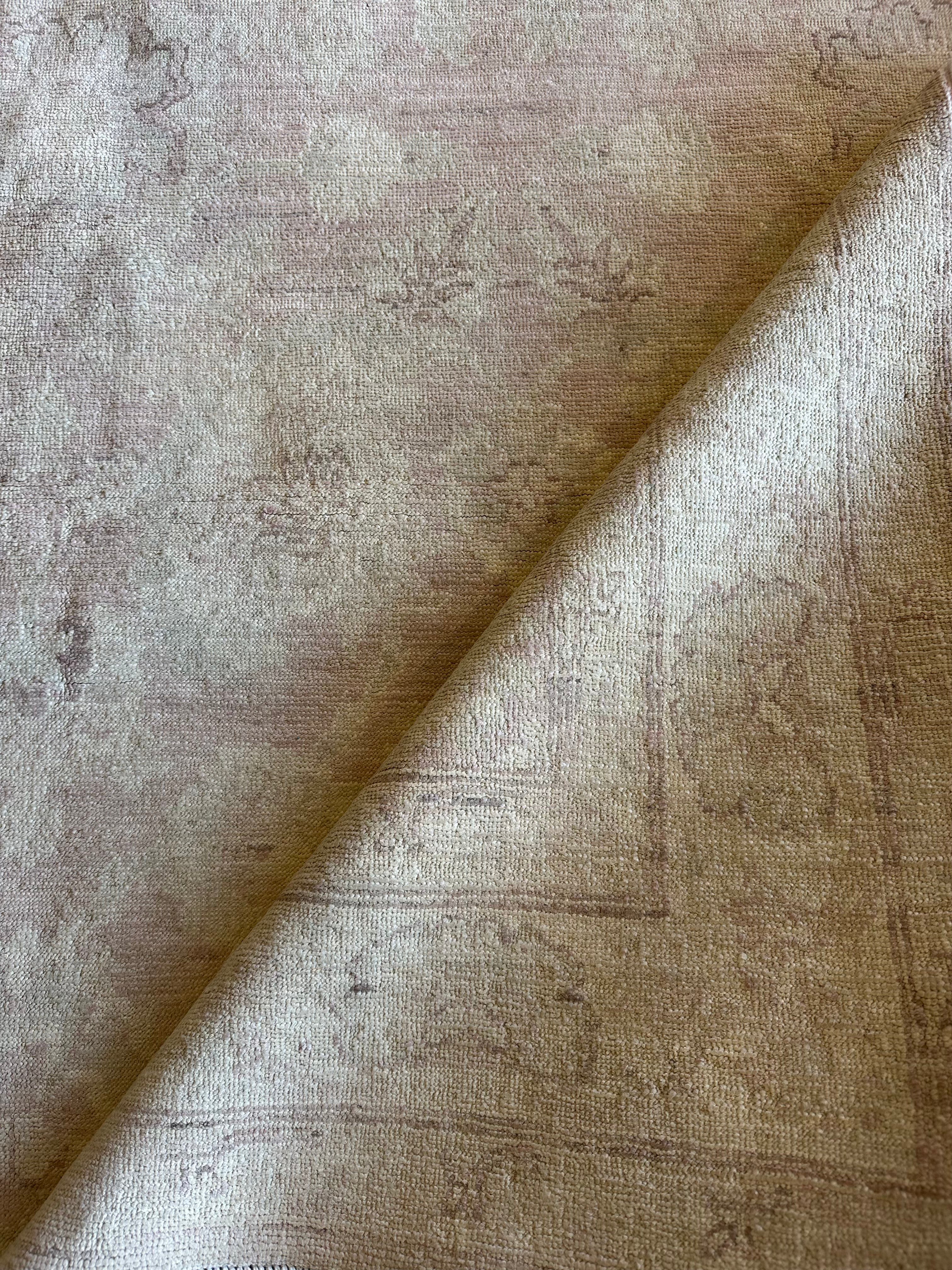 Abigail M Espinosa 6x8.10 Beige Hand-Knotted Tabriz Rug