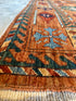 Jill Somers 6.10x9.2 Orange Hand-Knotted Humna Rug
