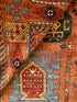 Jill Somers 6.10x9.2 Orange Hand-Knotted Humna Rug