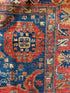 Dori Moghaizel 4.11x6.9 Red Hand-Knotted Humna Rug