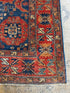 Dori Moghaizel 4.11x6.9 Red Hand-Knotted Humna Rug