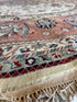Molly Maginnis 8x8 Pink Hand-Knotted Persian Rug