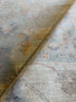 Susie Malkin 10.4x13.10 Blue Afghani Whitewashed Oushak