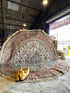 Molly Maginnis 8x8 Pink Hand-Knotted Persian Rug