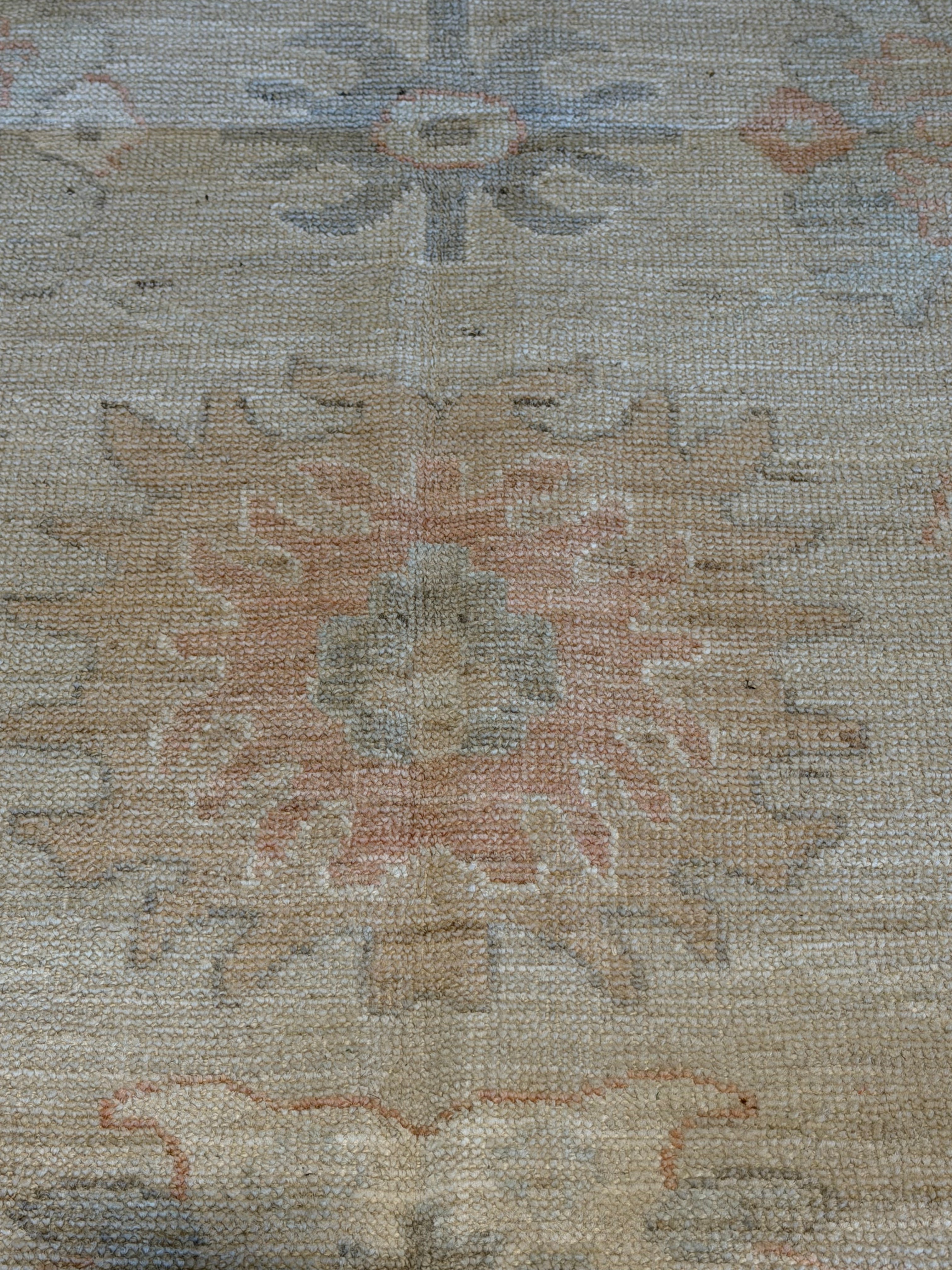 Matilda Legault 8.2x9.11 Blue Afghani Whitewashed Oushak