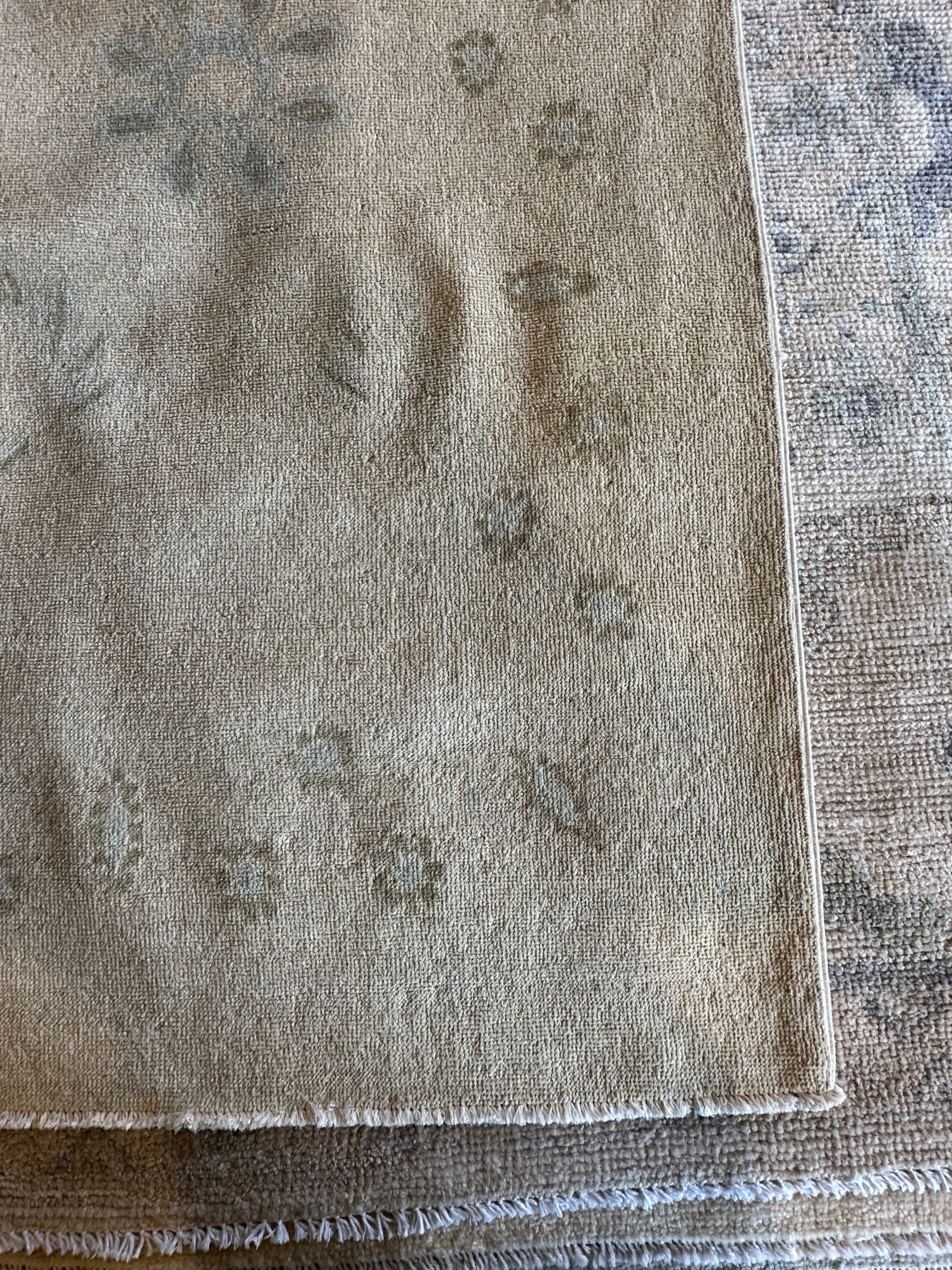 Aizley Ford 4.9x7.5 Cream Hand-Knotted Farhan Rug