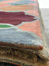 Tracey's 5x8 Hand-Tufted Blue & Rust Modern