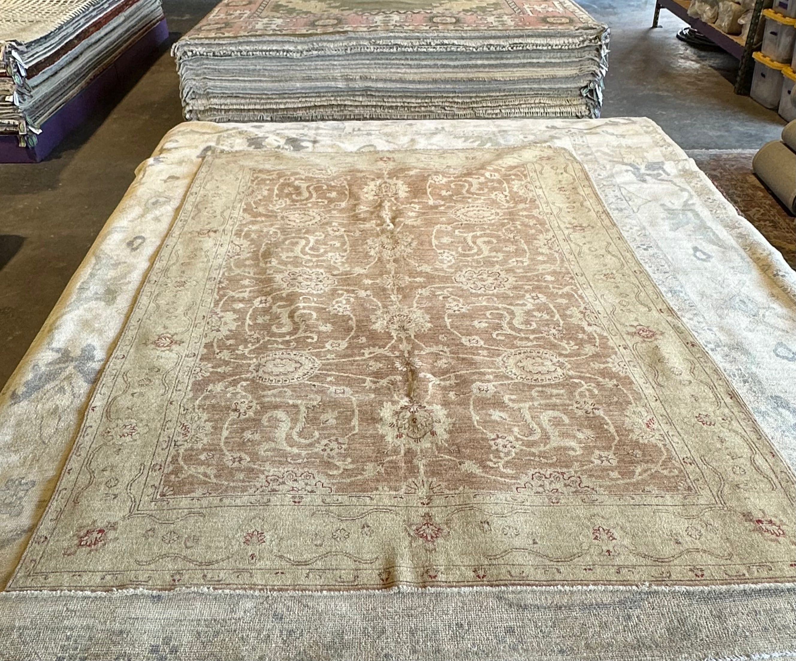 Jennifer Scher 6x8.9 Brown Hand-Knotted Farhan Rug