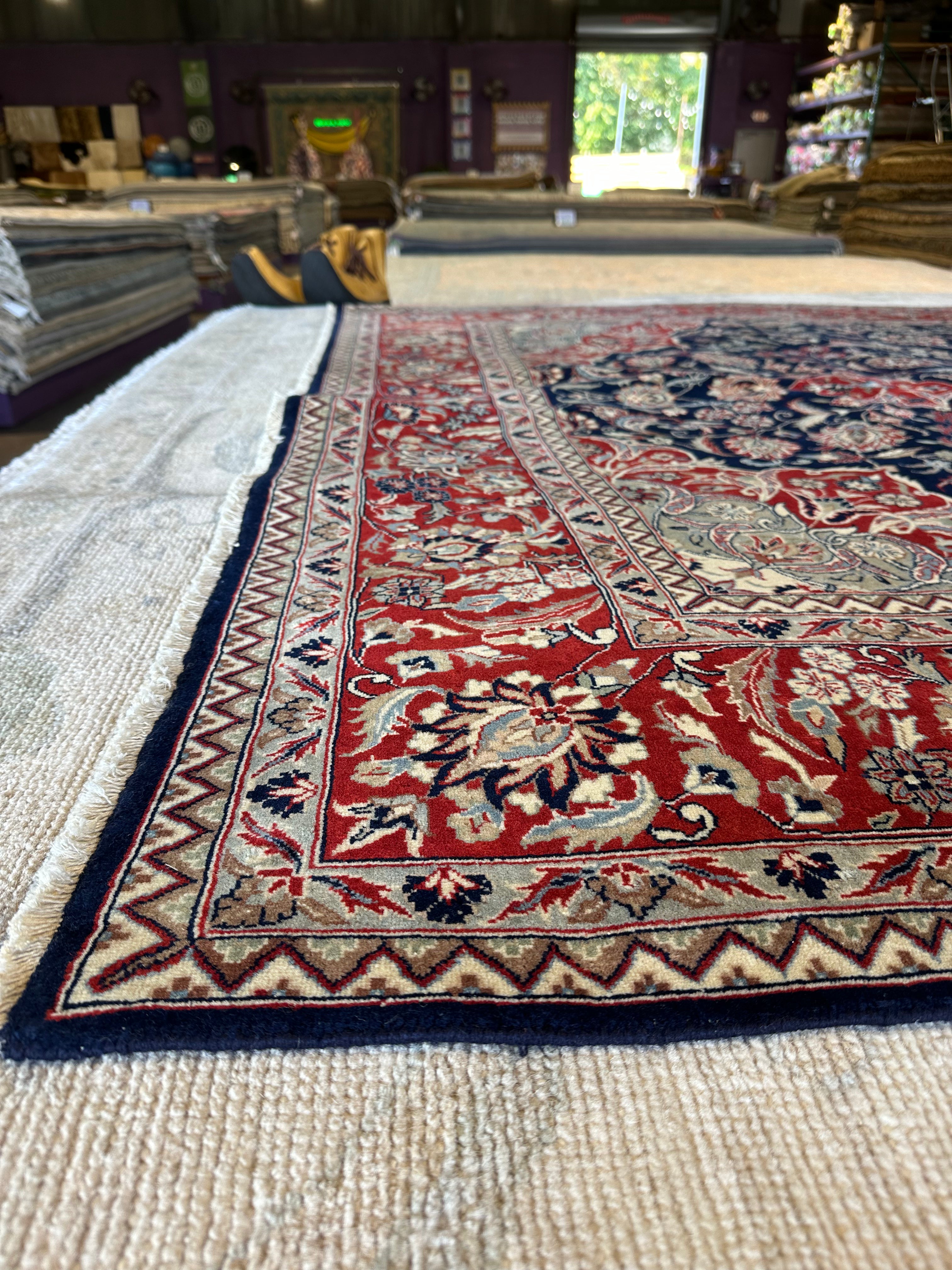 Molly Allen 6x9 Red Hand-Knotted Persian Rug