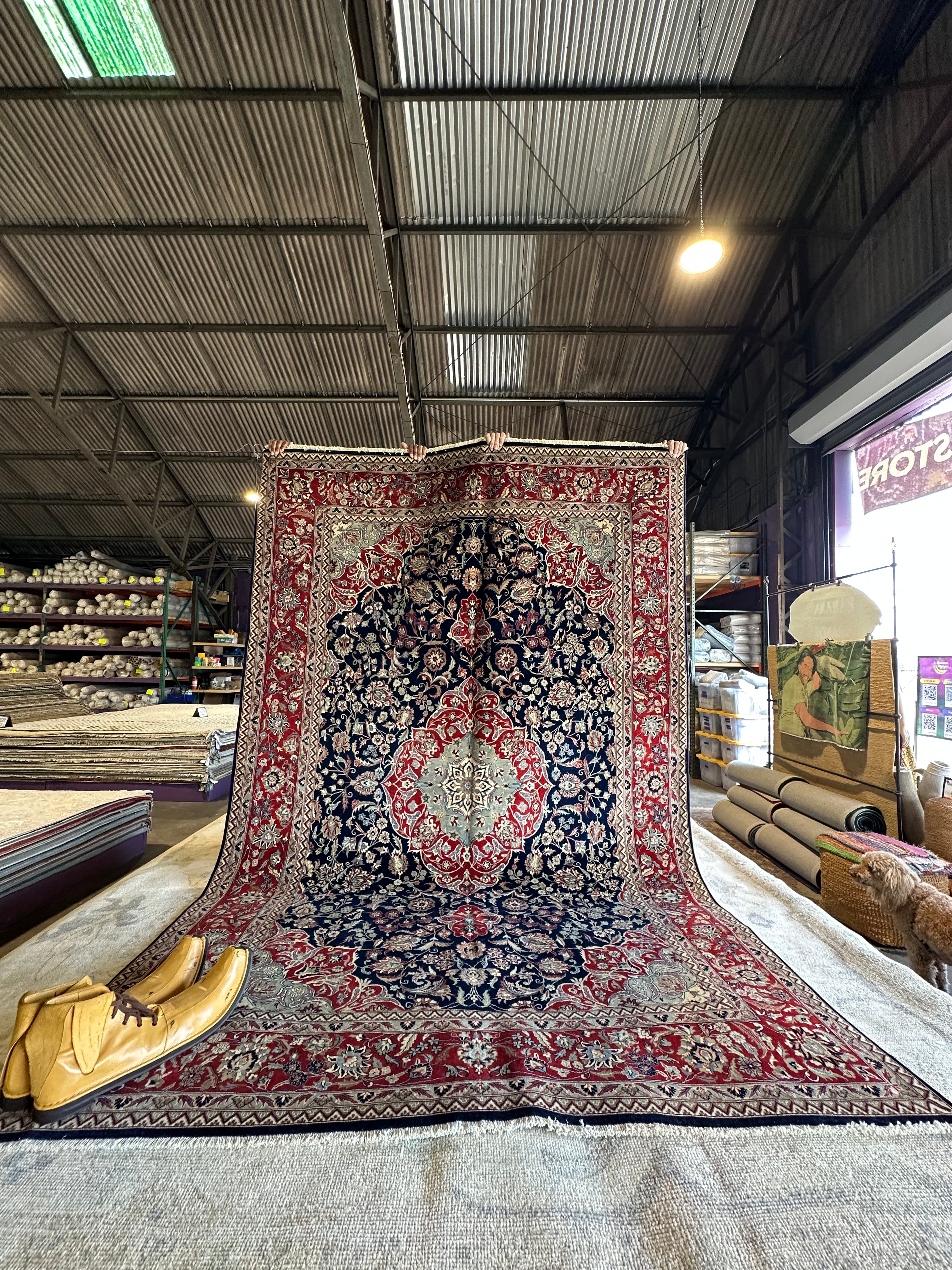 Molly Allen 6x9 Red Hand-Knotted Persian Rug