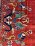Carol Francoso 10.2x13.7 Red Hand-Knotted Humna Rug