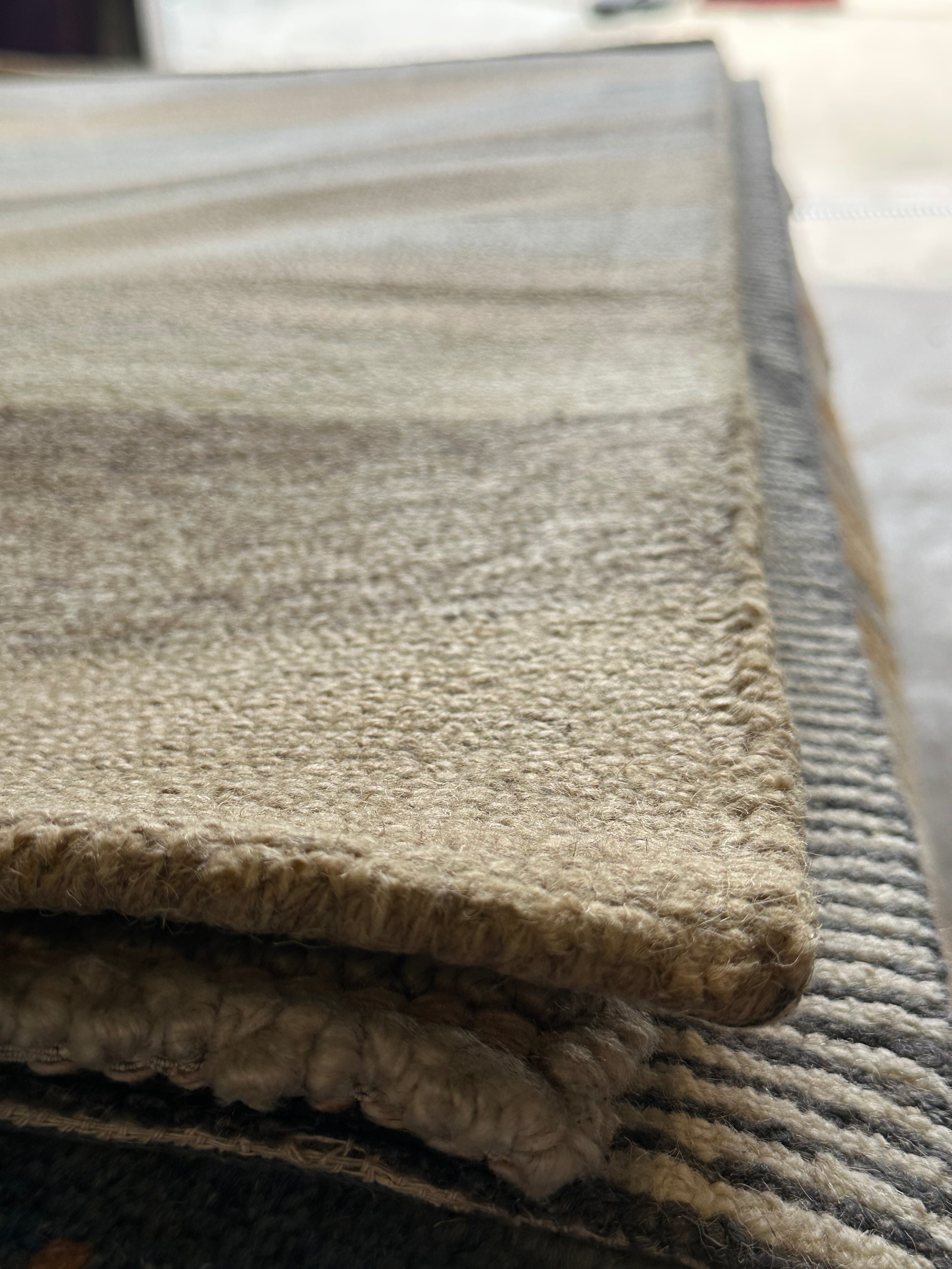 Pat O'Brien's 5x8 Hand-Tufted Pastel Mix Stripe