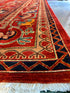 Carol Francoso 10.2x13.7 Red Hand-Knotted Humna Rug