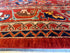 Carol Francoso 10.2x13.7 Red Hand-Knotted Humna Rug