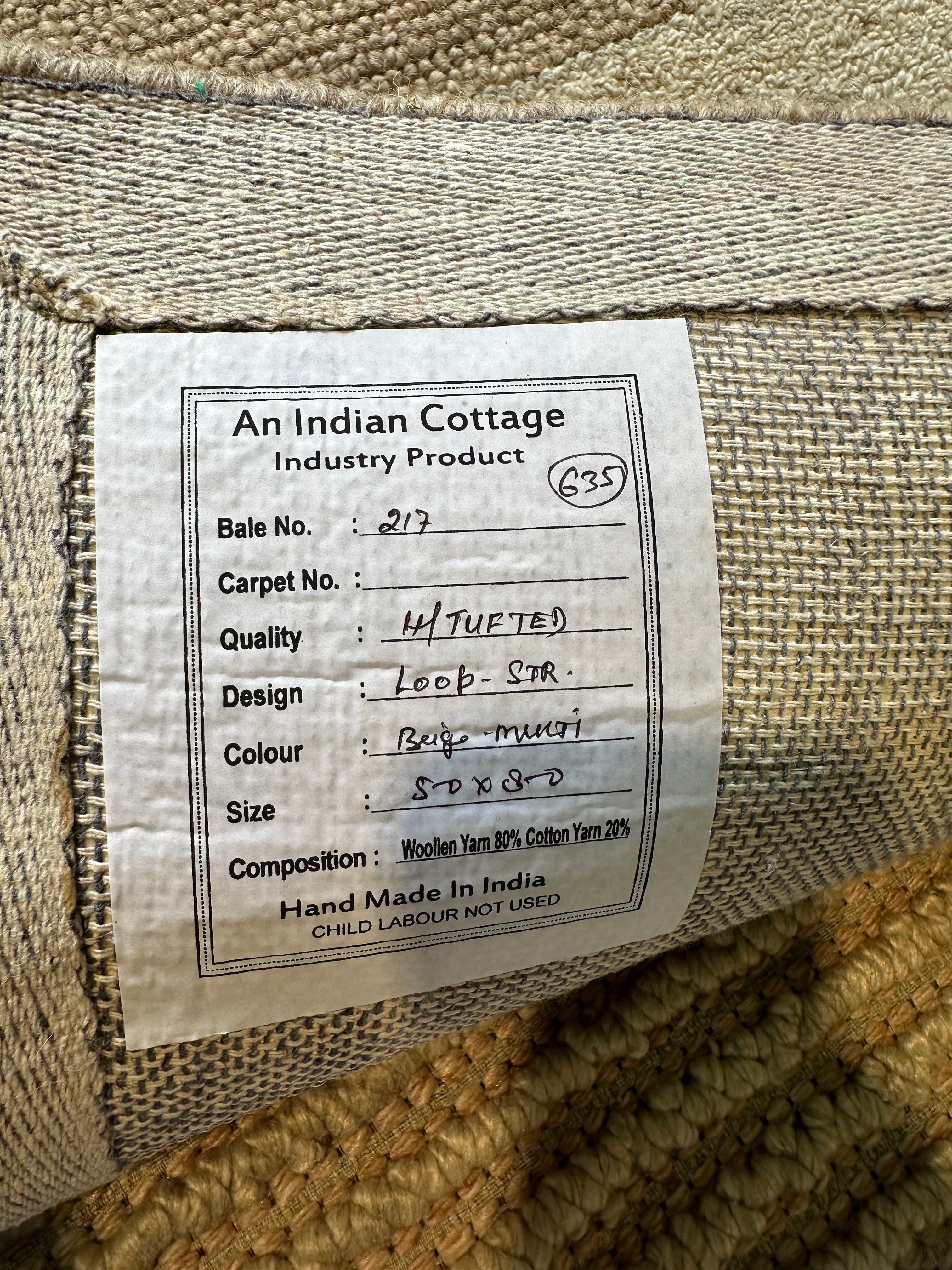 Pat O'Brien's 5x8 Hand-Tufted Pastel Mix Stripe