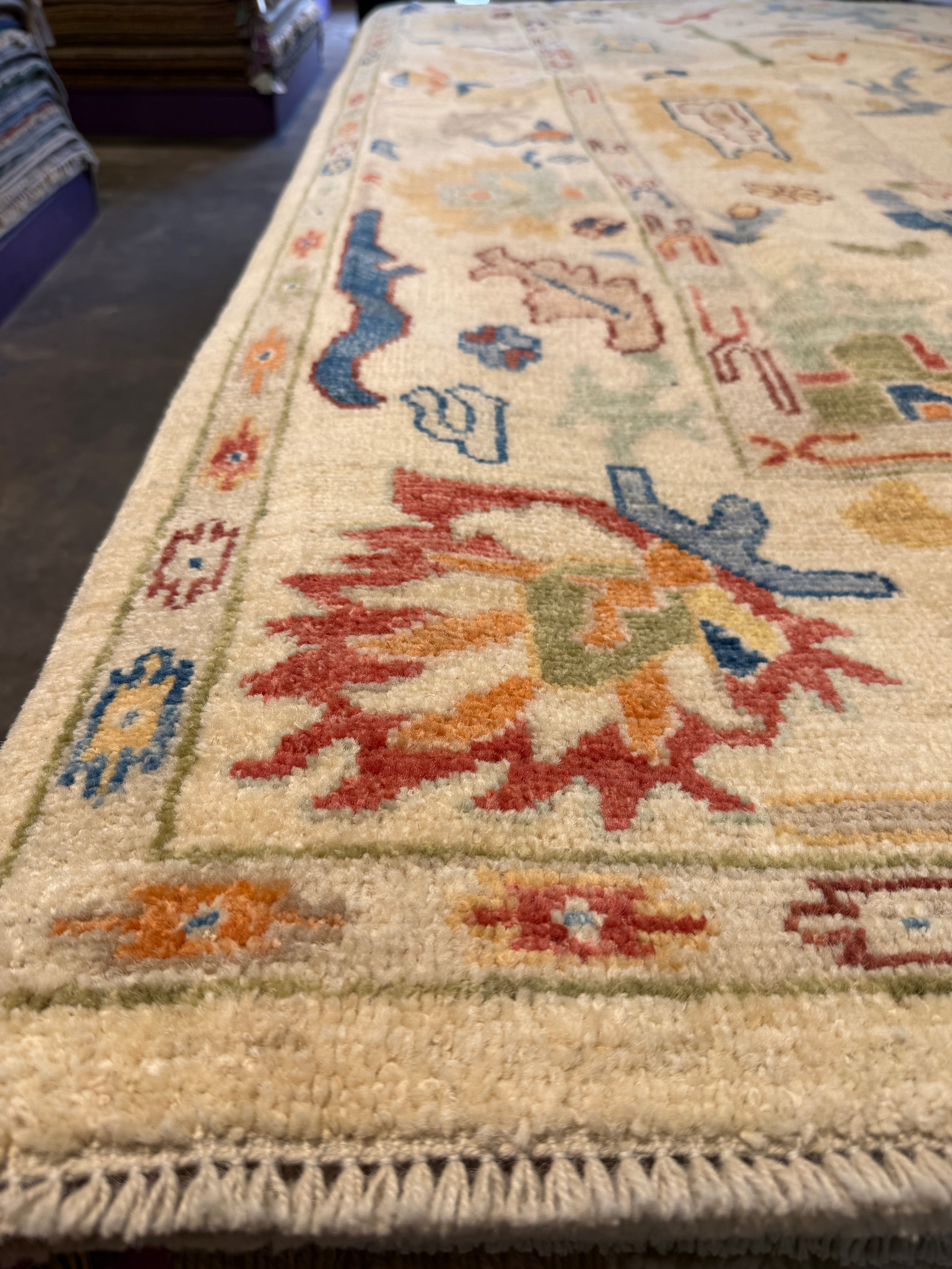 Holly Fischer 6.1x9.1 Afghani Whitewashed Oushak