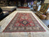 Ruth Adelman 5.7x7.6 Red Hand-Knotted Kazak Rug