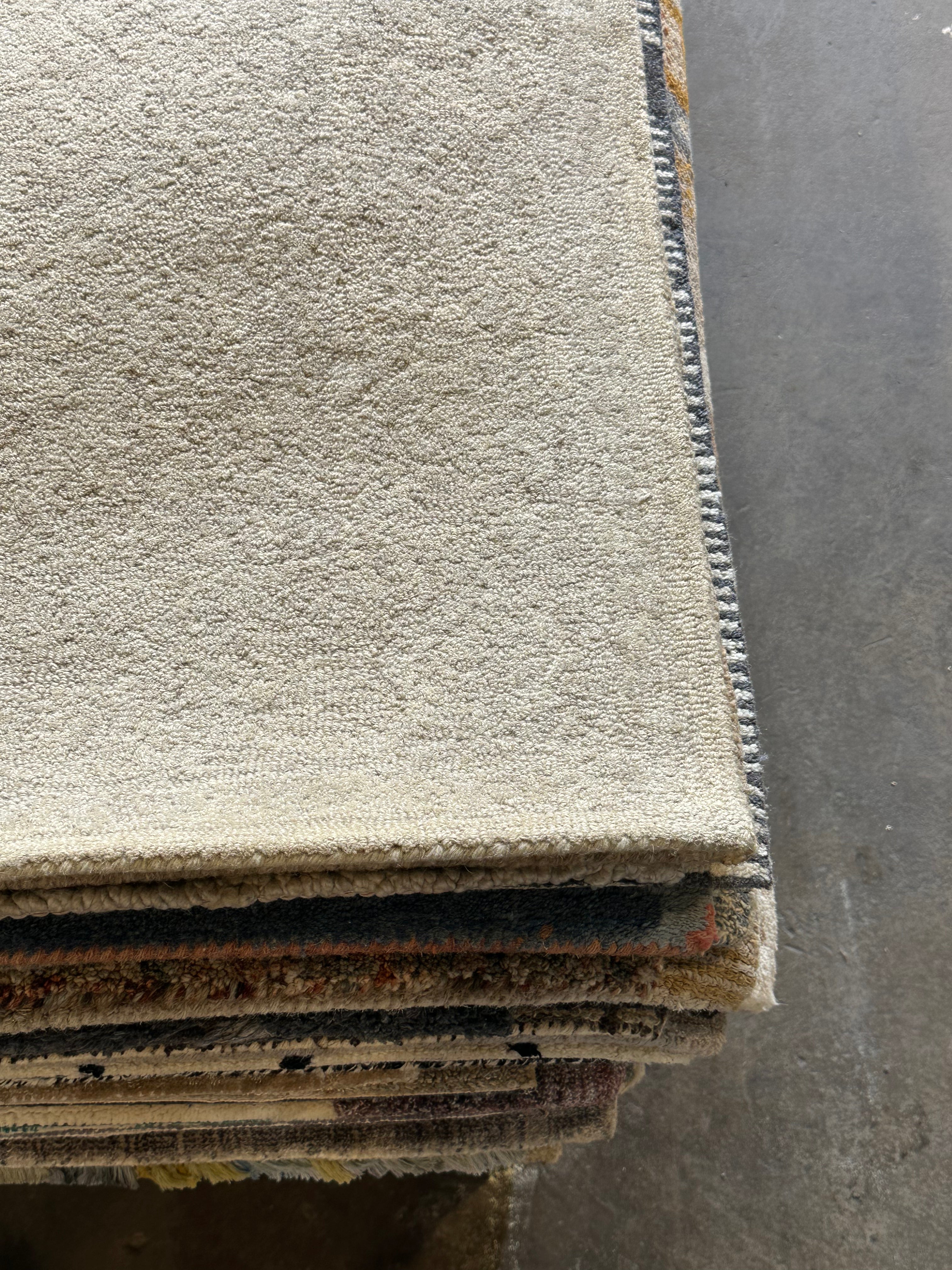 Cure 5x8 Hand-Tufted Pastel Oushak Design