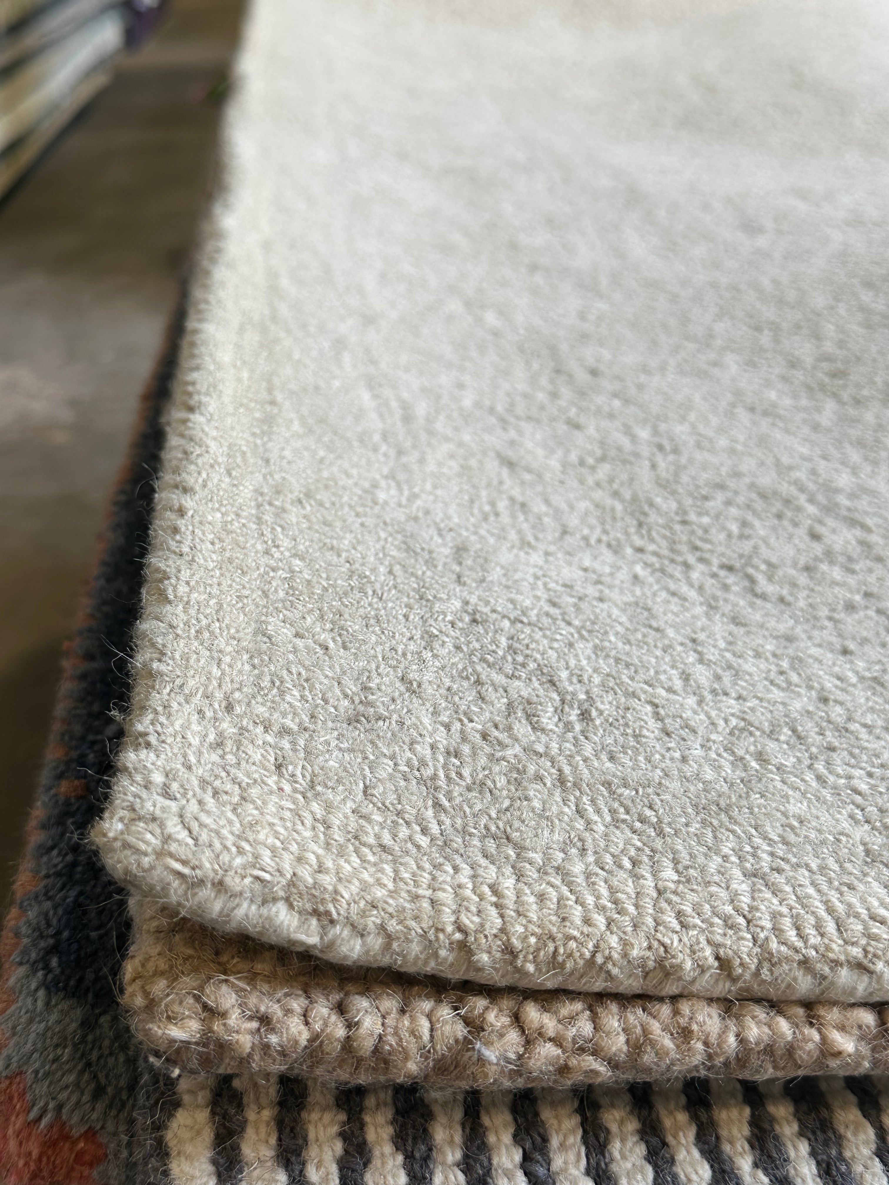 Cure 5x8 Hand-Tufted Pastel Oushak Design