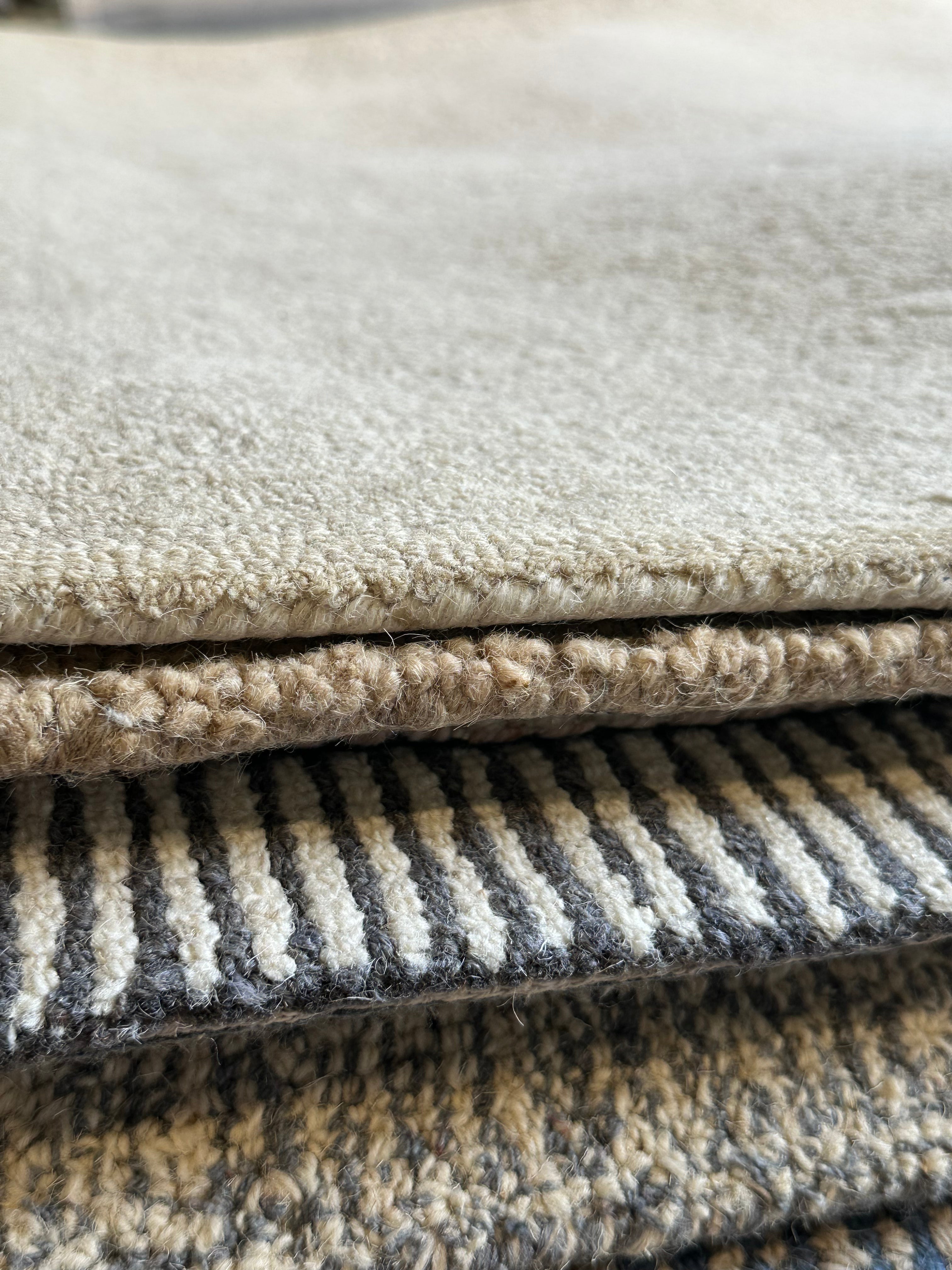 Cure 5x8 Hand-Tufted Pastel Oushak Design