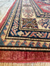 Ruth Adelman 5.7x7.6 Red Hand-Knotted Kazak Rug