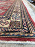 Ruth Adelman 5.7x7.6 Red Hand-Knotted Kazak Rug
