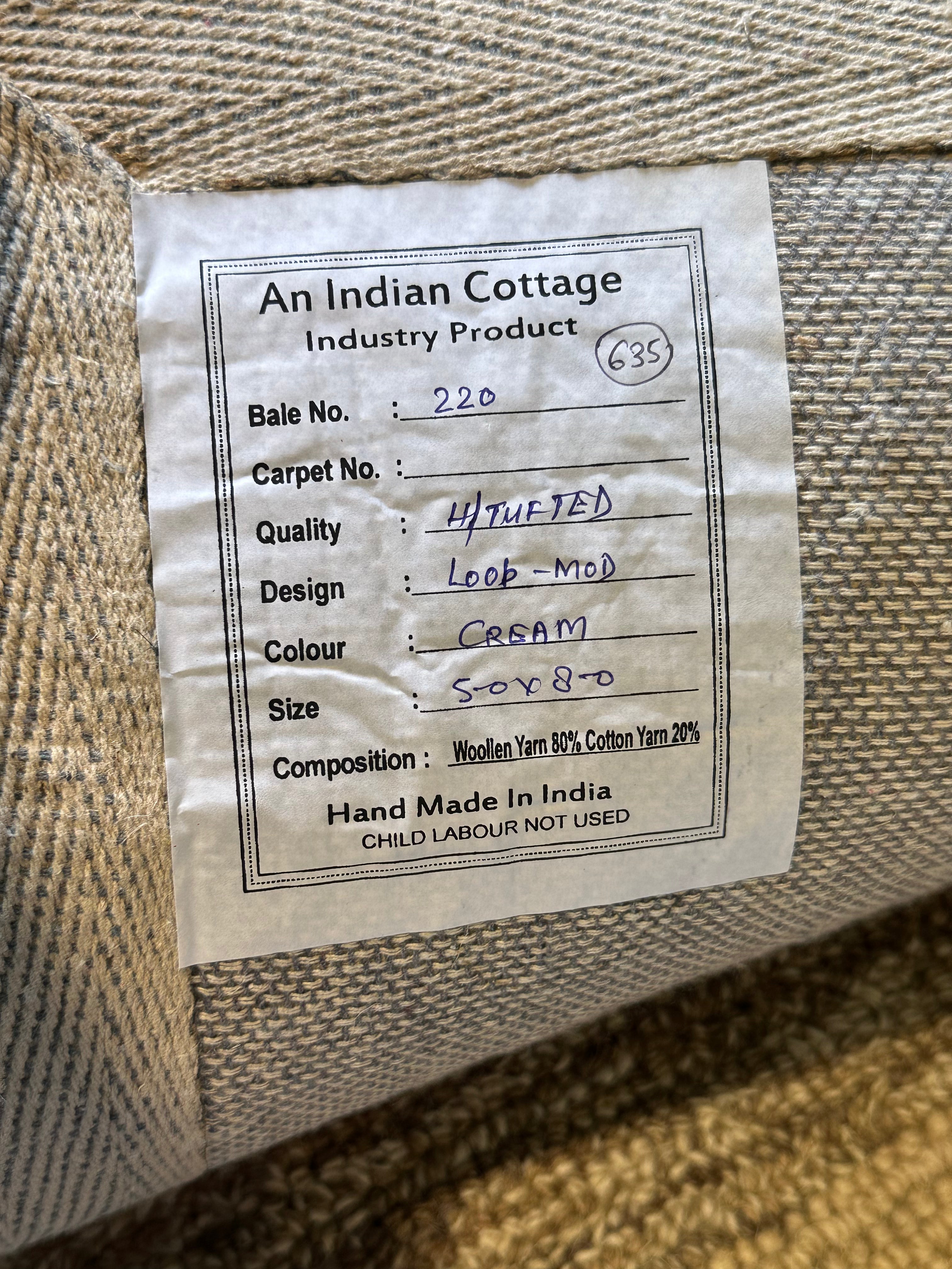 Cure 5x8 Hand-Tufted Pastel Oushak Design