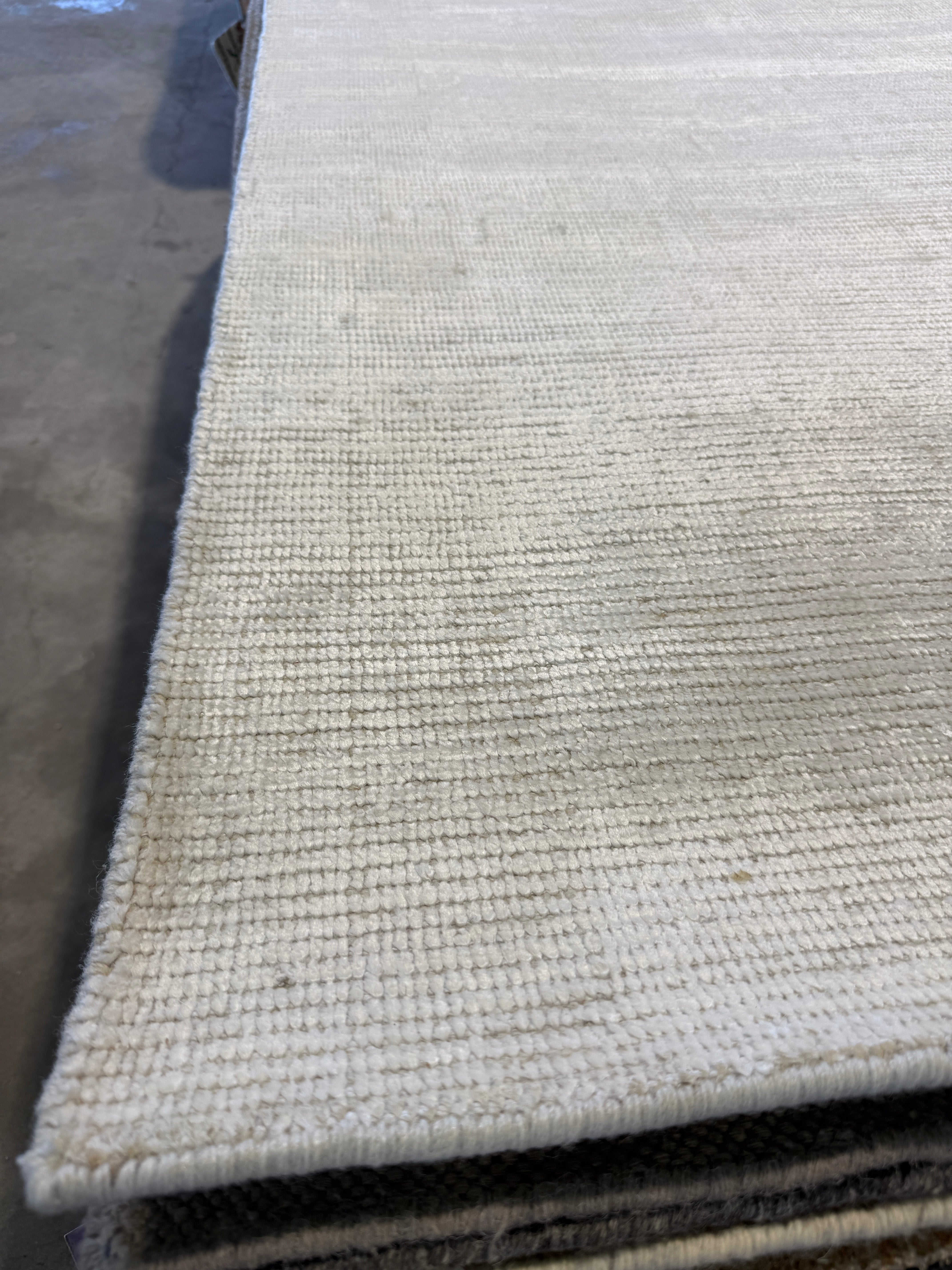 Blake Moynes 4x6 Silver Handwoven Modern Rug
