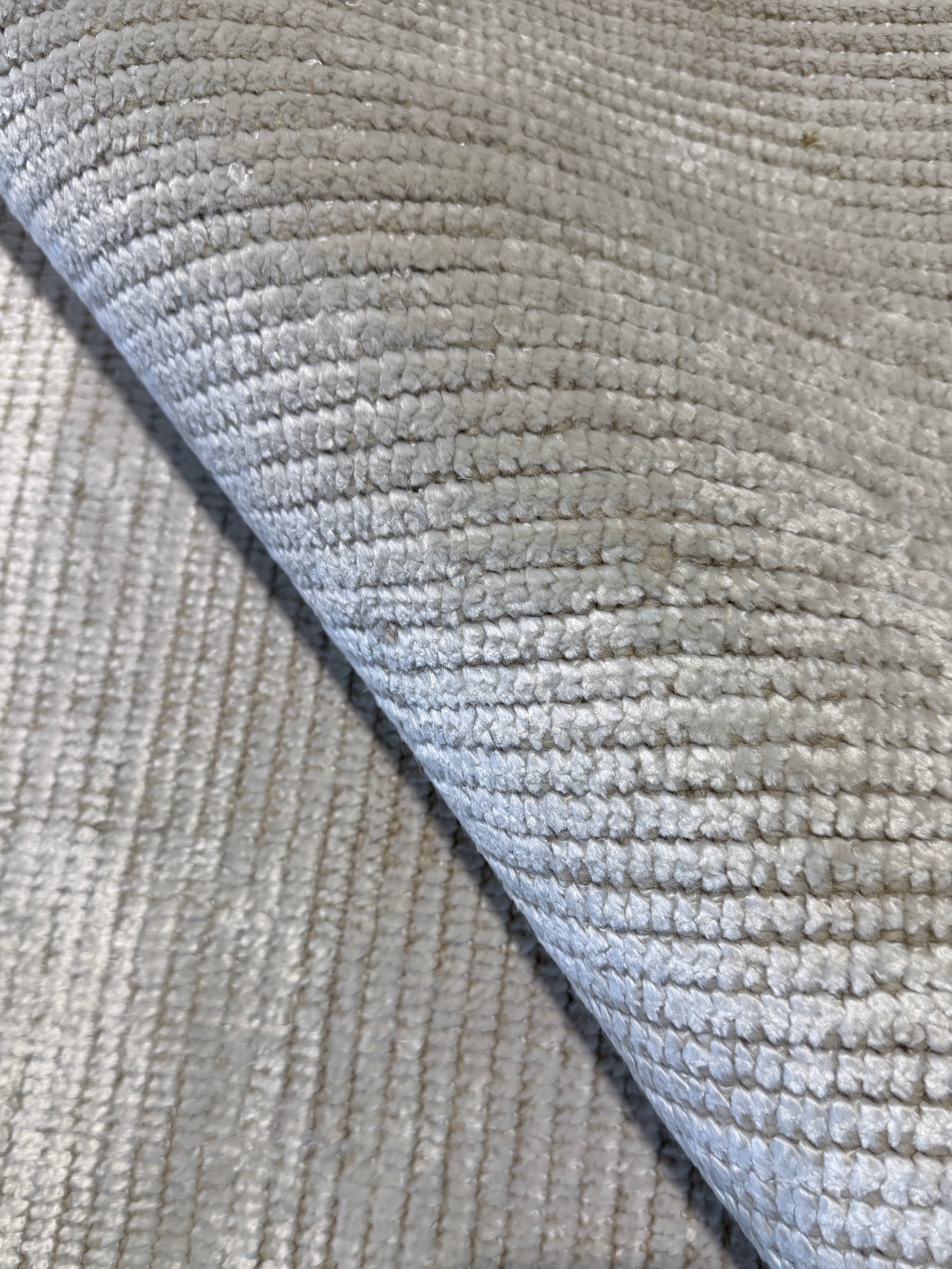 Blake Moynes 4x6 Silver Handwoven Modern Rug