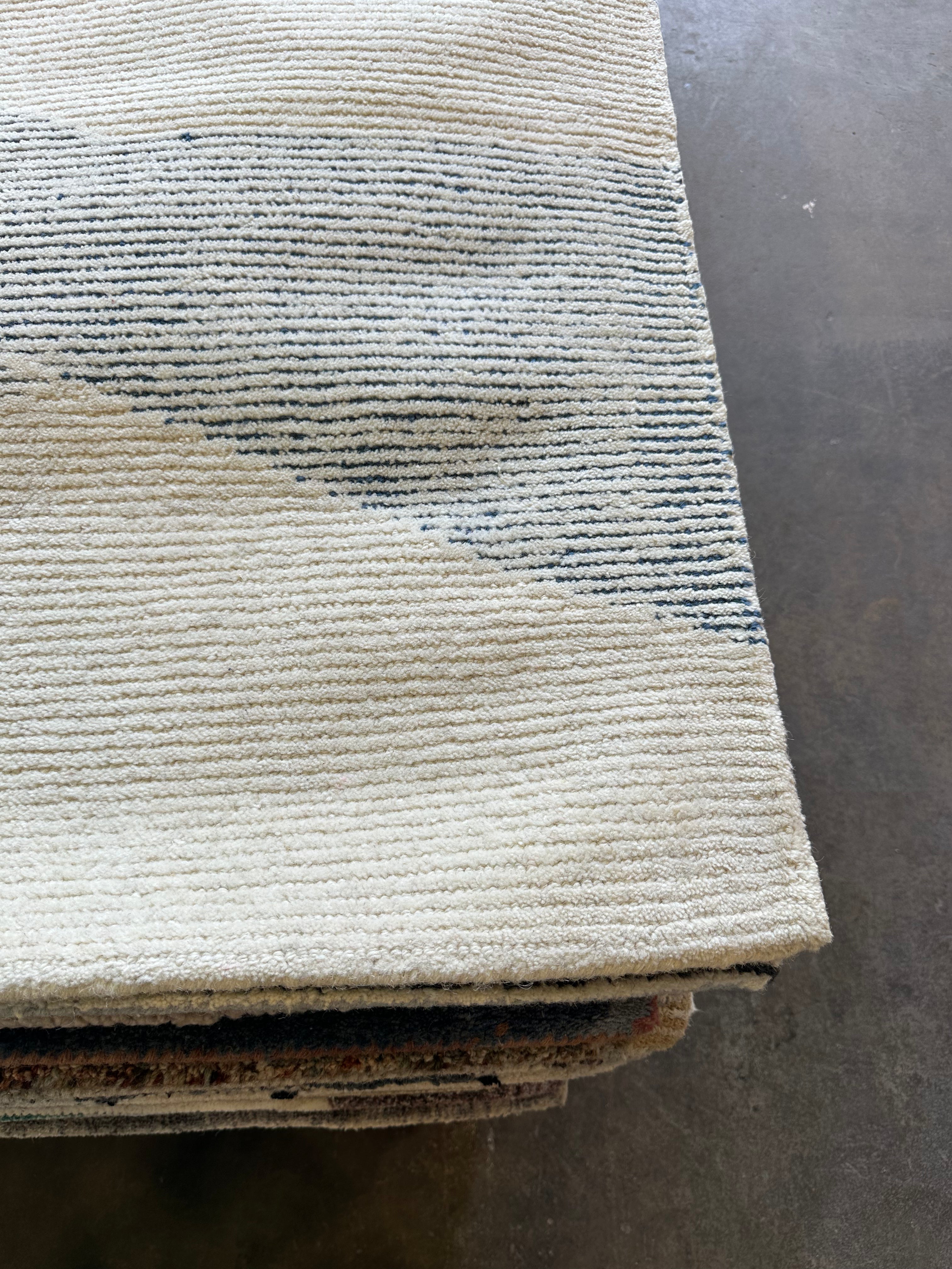 Fillmore 5.3x7.6 Hand-Tufted Pastel Loop Cut