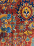 Leesa Pate 9.11x13.7 Orange Hand-Knotted Humna Rug