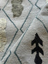 Three Keys 5x8 Light Blue Hand-Tufted High Low