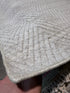 Karl Smith 3.9x11.6 Grey Handwoven Modern Runner