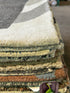 Corinna Larsen 5.3x7.6 Hand-Tufted Green & Ivory Modern