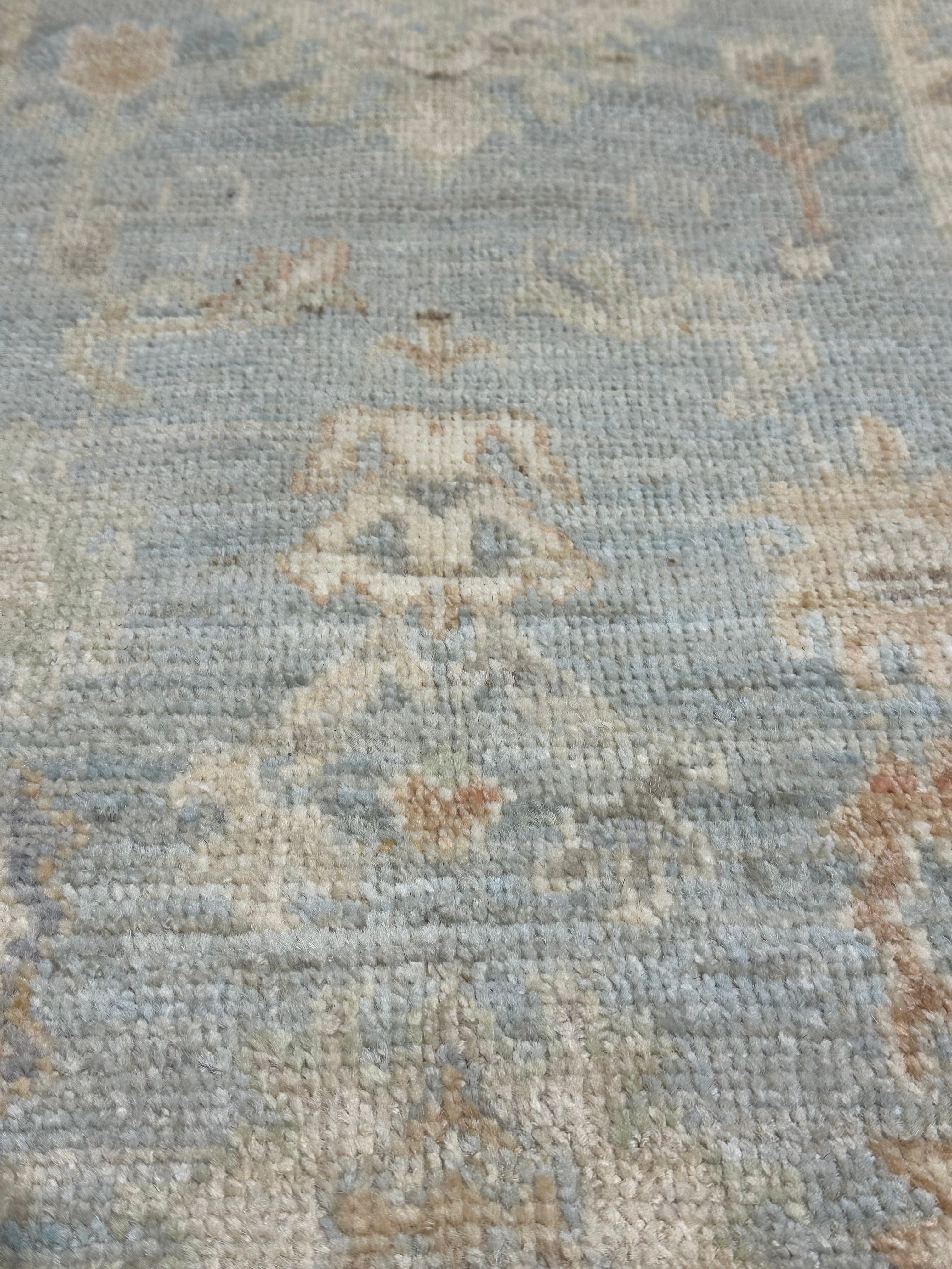 Catherine Skinner 2x5.11 Afghani Whitewashed Oushak Runner