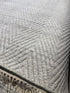 Karl Smith 3.9x11.6 Grey Handwoven Modern Runner