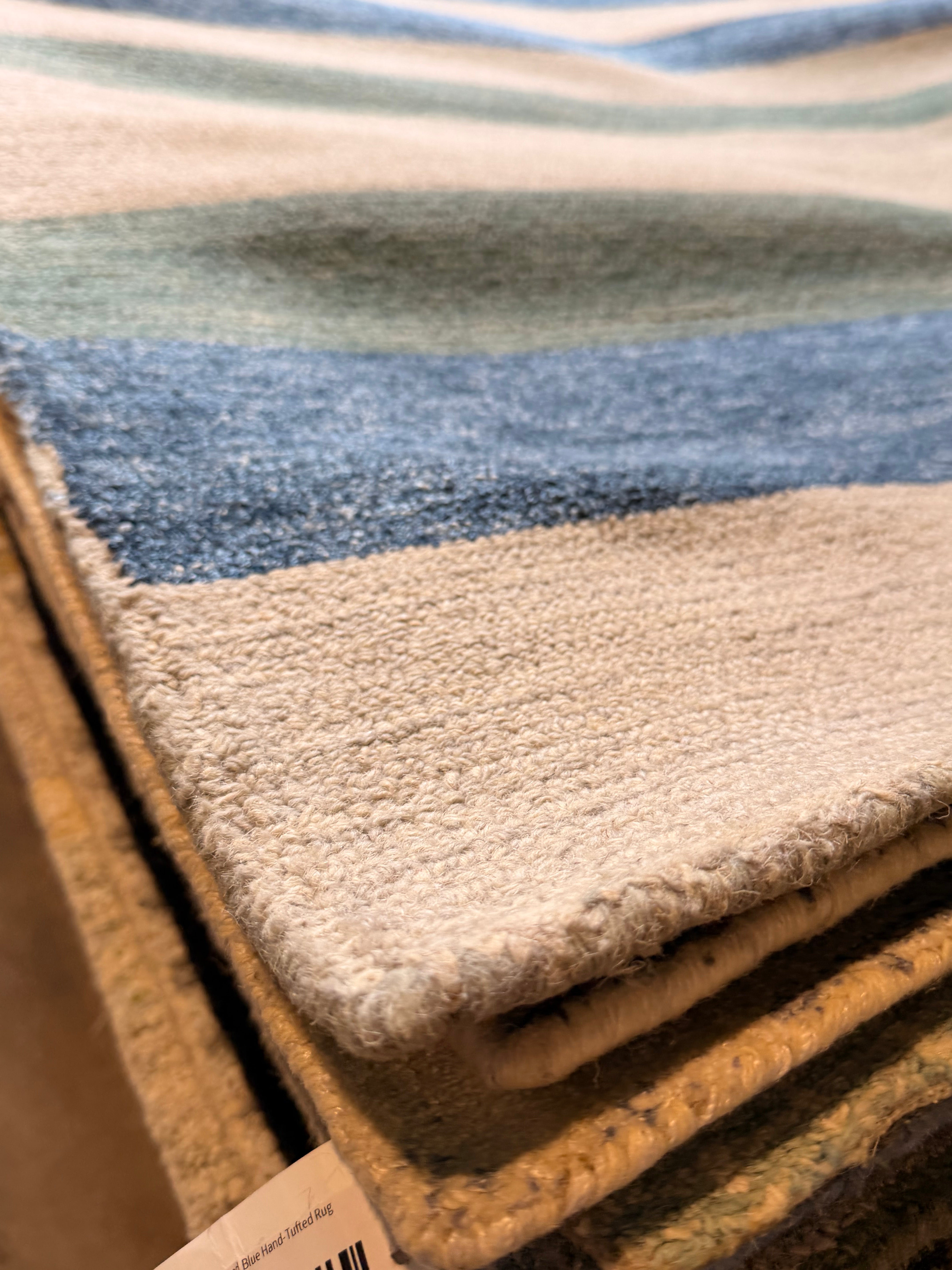 Lady Jackson 5x8 Striped Hand-Tufted Rug