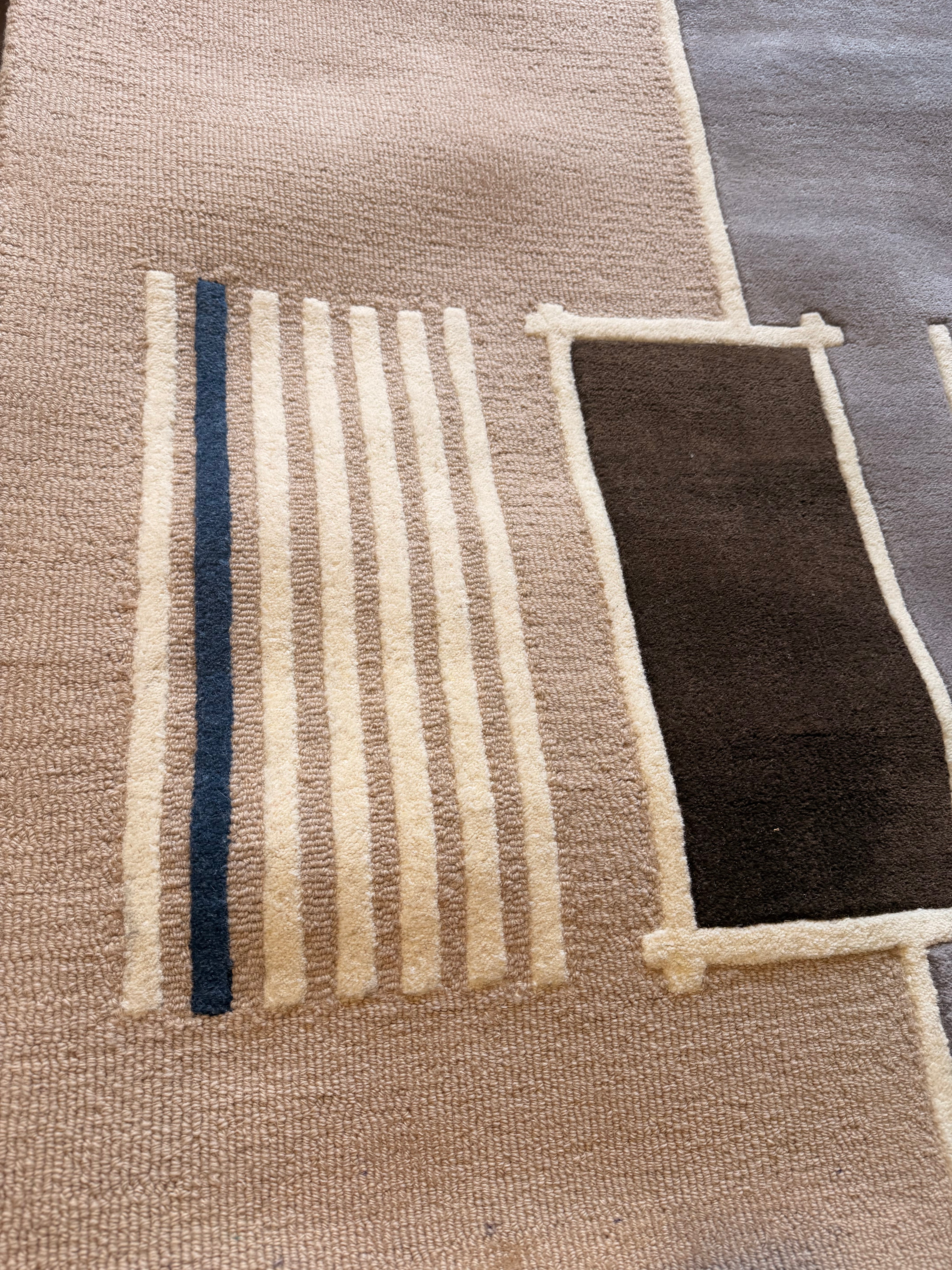 Loulou 5x7.6 Hand-Tufted Multi Modern