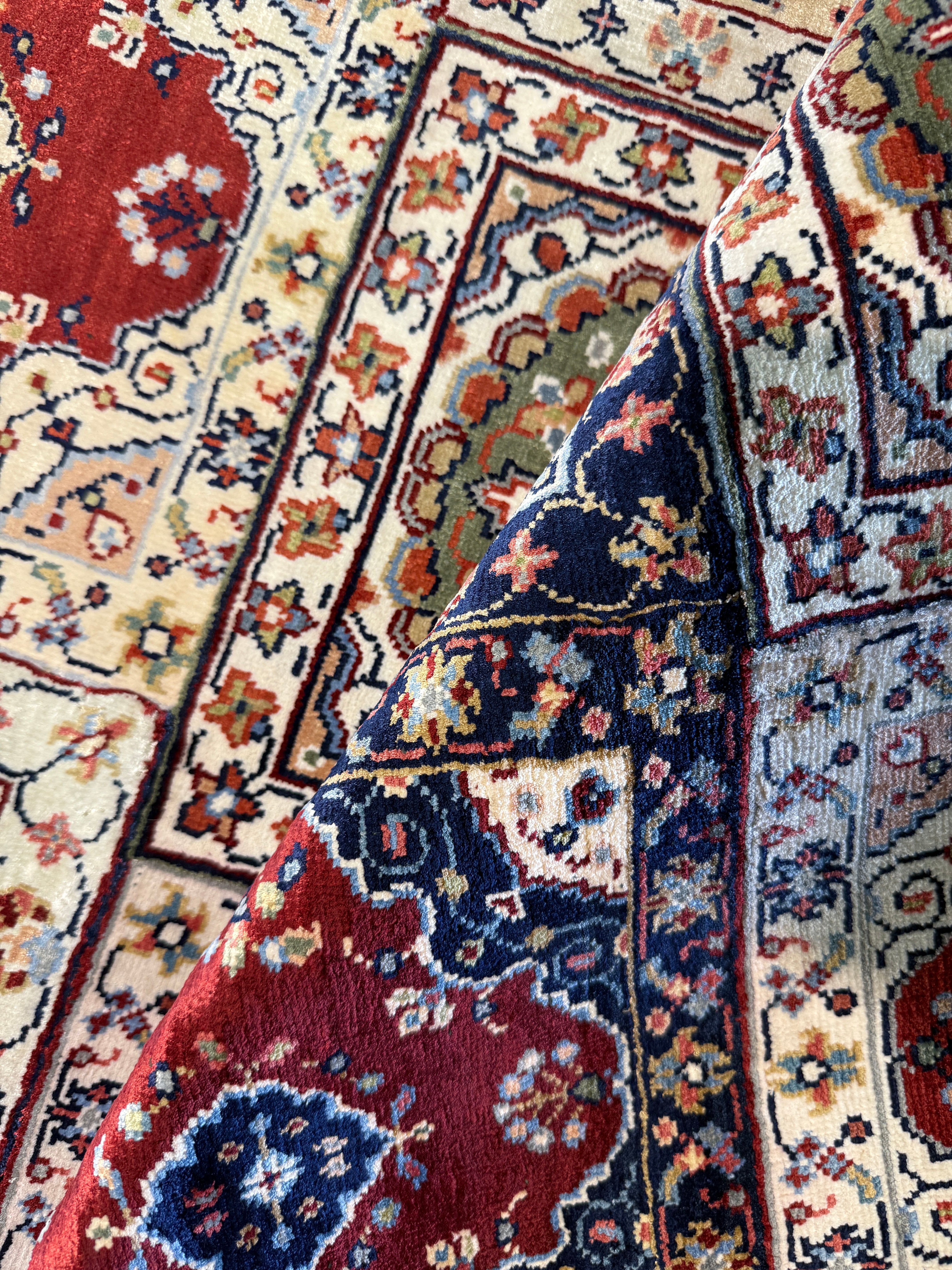 Kyle Rideout 4.6X6.6 Colorful Hand-Knotted Modern Patched Rug