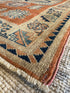 Linda Cardellini 3x4.11 Orange Hand-Knotted Kazak Rug